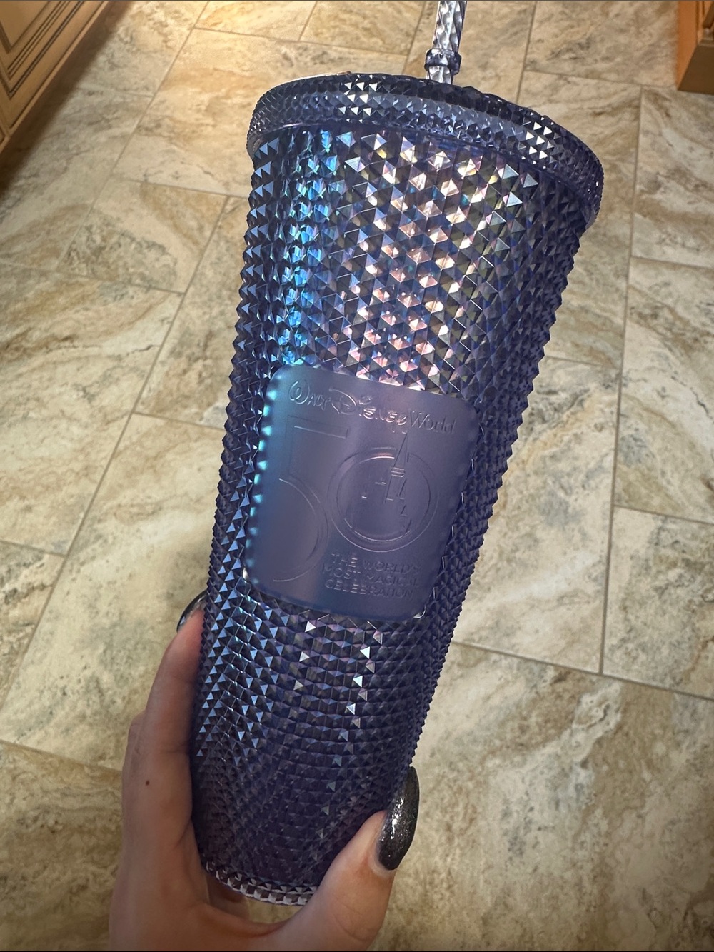 Disney World 50 Starbucks Studded Tumbler